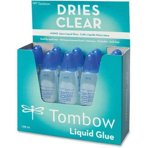 Tombow Mono Aqua Liquid Glue, 1.69 Oz., Clear
