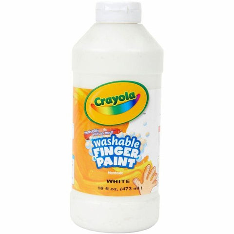 Crayola Washable Finger Paint, 16 Oz., White