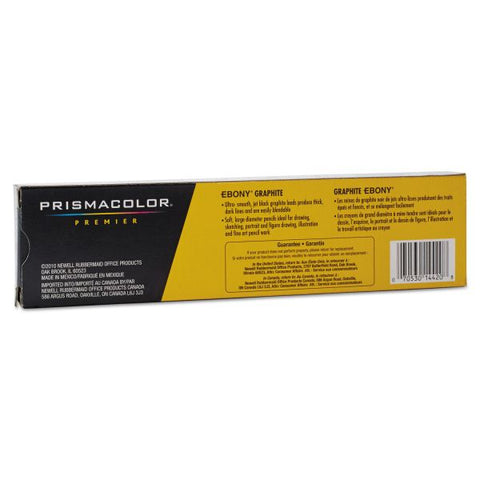 Prismacolor Premier Ebony Sketching Pencils, Box Of 12