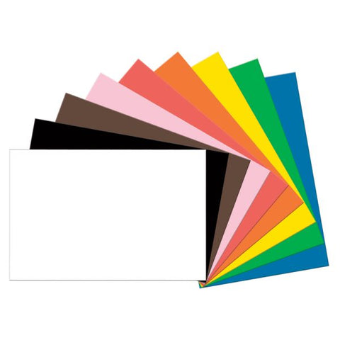 Tru-Ray Construction Paper, 50% Recycled, Assorted Colors, 24" x 36", Pack Of 50