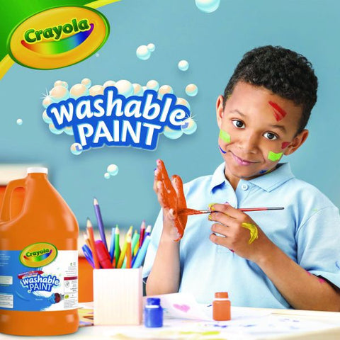 Crayola Washable Paint, Orange, Gallon