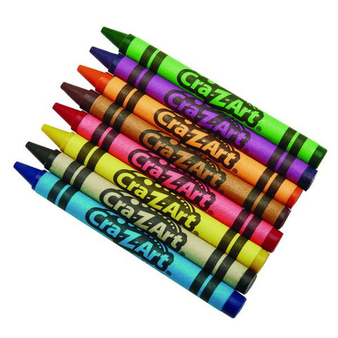 Cra-Z-Art Crayons, 8 Assorted Colors, 8/Pack