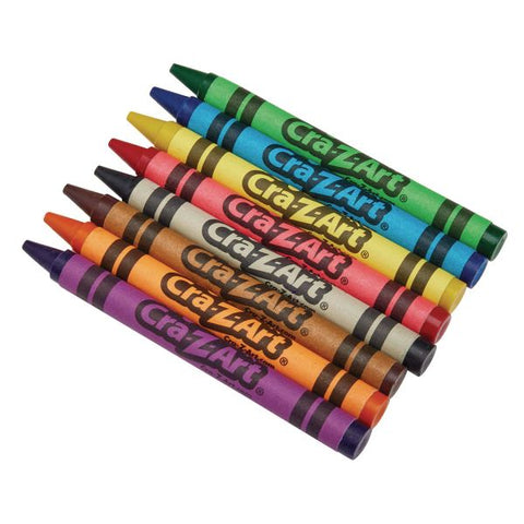 Cra-Z-Art Crayons, 8 Assorted Colors, 800/Pack