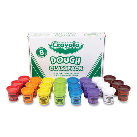 Crayola Dough Classpack, 3 oz, 8 Assorted Colors with 81 Modeling Tools