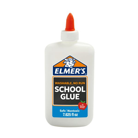 Elmer's Washable School Glue, 7.62 Oz, White