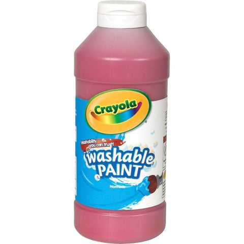 Crayola Washable Paint, Red, 16 Oz