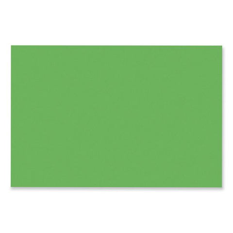 Prang SunWorks Construction Paper, 50 lb Text Weight, 12 x 18, Bright Green, 50/Pack