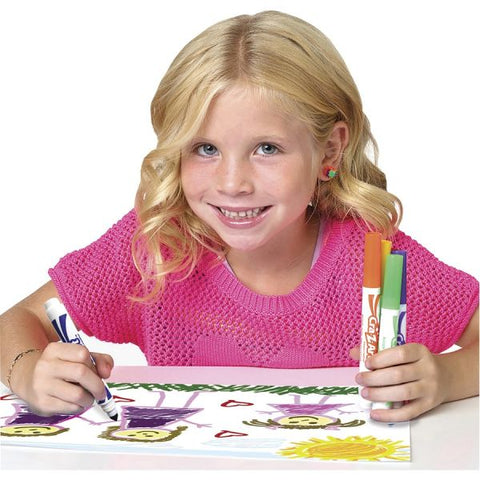 Cra-Z-Art Washable Markers, Broad Bullet Tip, Assorted Classic/Neon/Pastel Colors, 20/Set