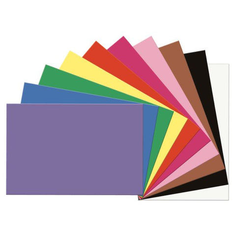 Prang Construction Paper, 12" x 18", Assorted, Pack Of 50