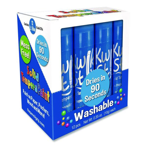 TPG Creations Kwik Stix Single Color Pack, 0.7" x 3.5", Light Blue, 12/Pack, 12 Packs/Carton