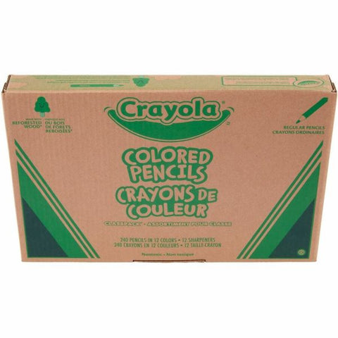 Crayola Classpack Coloured Pencils Assorted Colours 240/cse