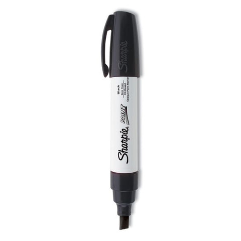 Sharpie Permanent Paint Marker, Extra-Broad Chisel Tip, Black