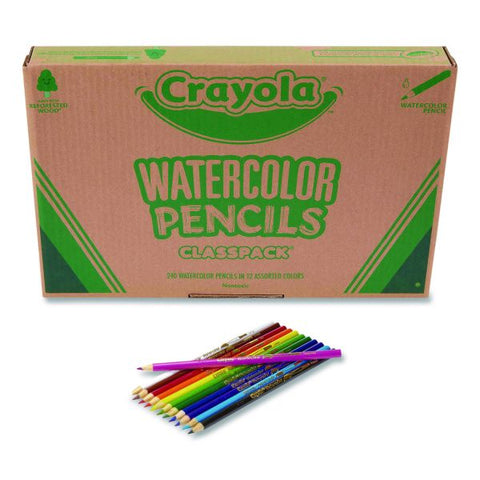 Crayola 12-Color Watercolor Pencil Classpack