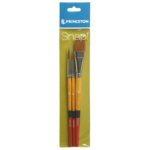 Princeton Snap! Brush Set 3/Pkg