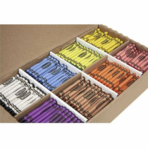 Crayola Classpack Standard Crayons, 8 Assorted Colors, Pack Of 800 Crayons