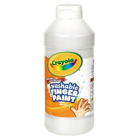 Crayola Washable Finger Paint, 16 Oz., White