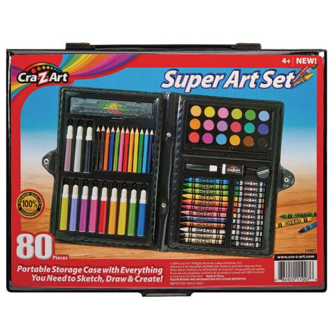 Cra-Z-Art Super Art Set, 80 Pieces