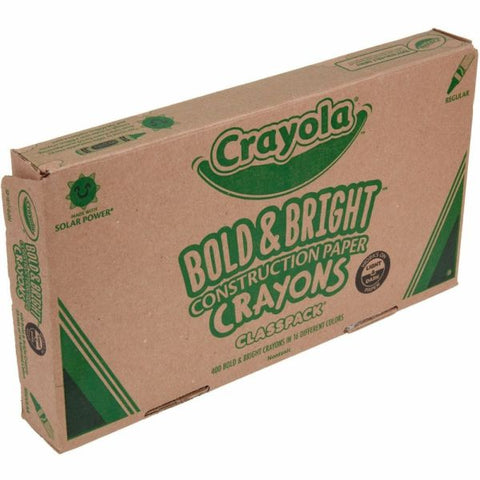 Crayola Construction Paper Crayons, Assorted Colors, Box Of 400