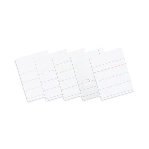 Pacon Composition Paper, Unpunched, 3/8" Rule, 8 1/2" x 11", White, Pack Of 500 Sheets