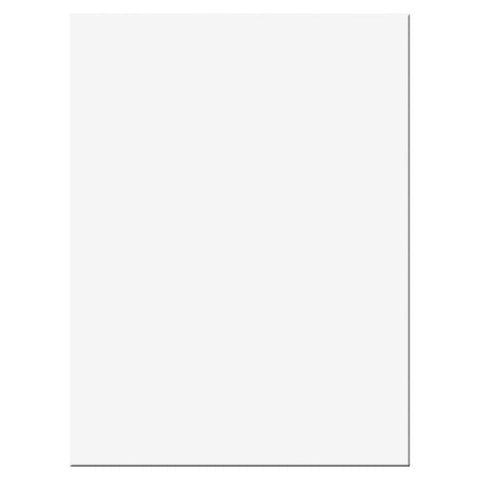 Riverside Groundwood Construction Paper, 100% Recycled, 18" x 24", Bright White, Pack Of 50