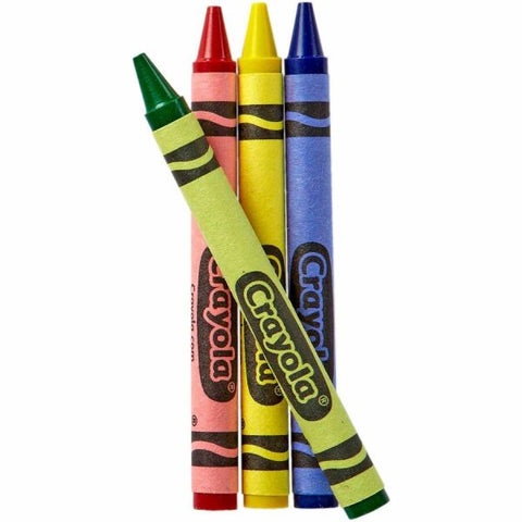 Crayola Cello Crayons, Assorted Colors, 4 Crayons Per Pack, Carton Of 360 Packs