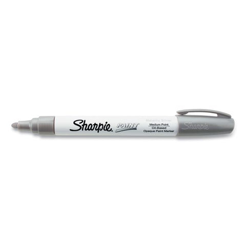 Sharpie Paint Marker, Bullet Point, Silver