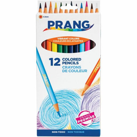 Prang Color Pencils, 3.3 mm, Pack Of 12