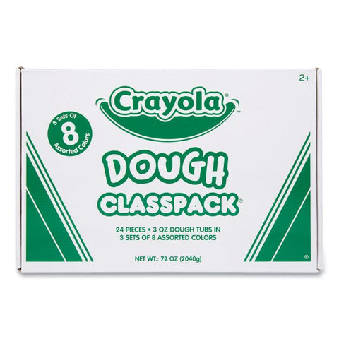 Crayola Dough Classpack, 3 oz, 8 Assorted Colors with 81 Modeling Tools