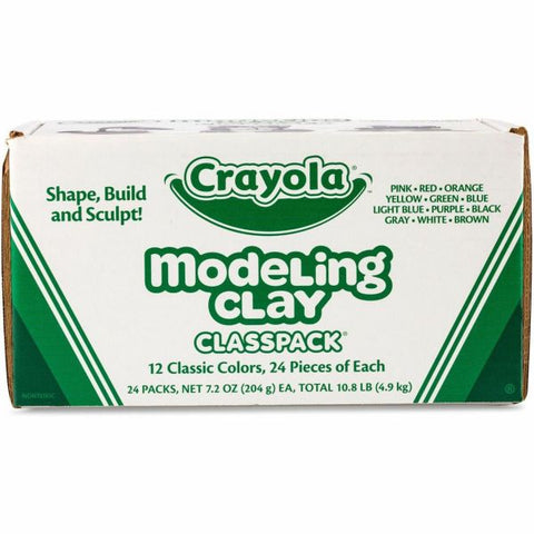 Crayola Modeling Clay Classpack, Assorted Colors, 24 lbs