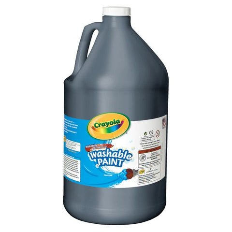 Crayola Washable Paint, Black, Gallon