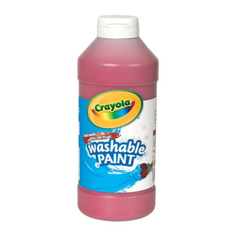 Crayola Washable Paint, Red, 16 Oz