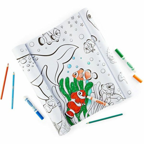 Crayola Deep Sea Friends Giant Coloring Roll