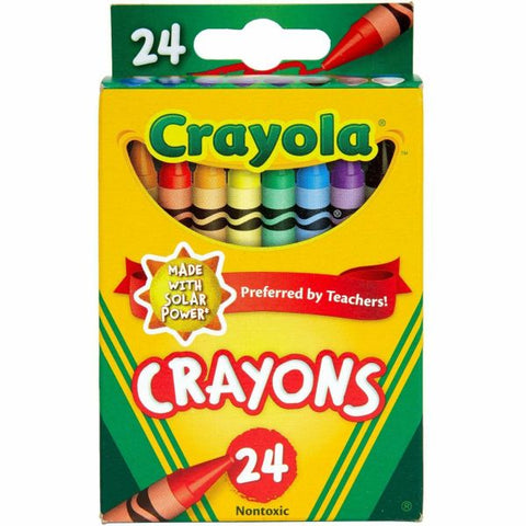 Crayola Crayons, Assorted Colors, Pack Of 24 Crayons