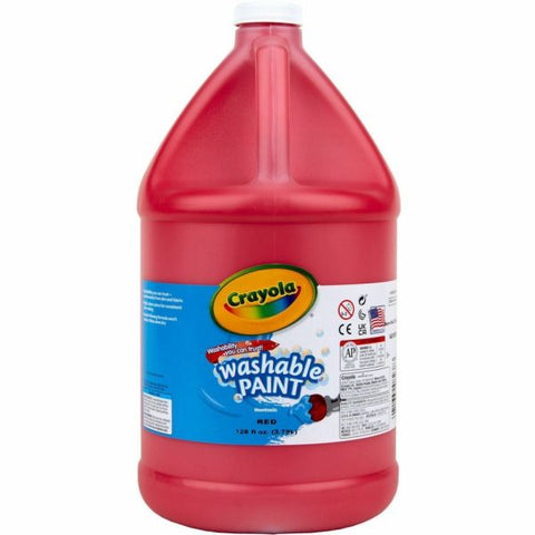 Crayola Washable Paint, Red, Gallon