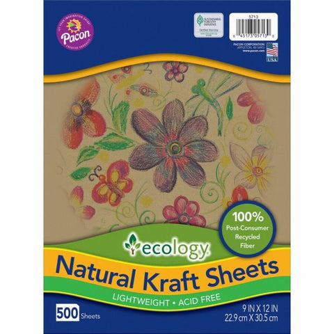 Creativity Street Natural Kraft Sheets