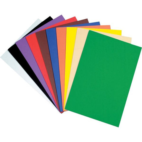 Creativity Street Foam Sheets, 12" x 18", Pack Of 10, Assorted Colors