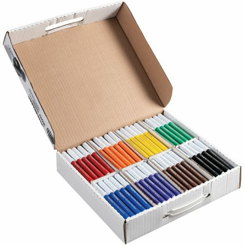 Prang Classic Color Washable Art Markers, Master Pack, Assorted Colors, Pack Of 200