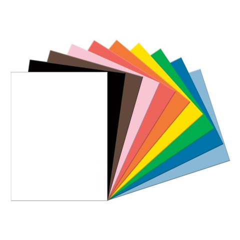 Tru-Ray Construction Paper, 50% Recycled, Assorted Colors, 18" x 24", Pack Of 50