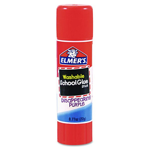 Elmer's School Glue Stick, 0.77 oz, Dries Clear