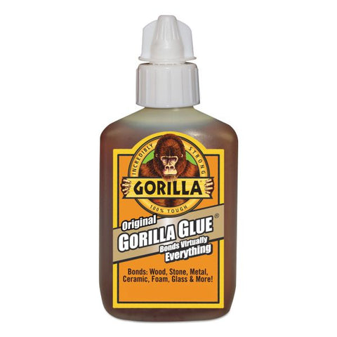 Gorilla Original Formula Glue, 2 oz, Dries Light Brown