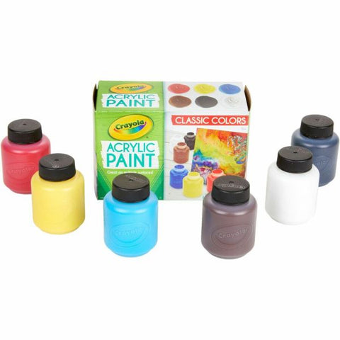 Crayola 6-color Acrylic Paint Set