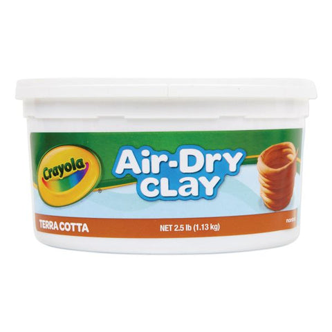 Crayola Air-Dry Clay, Terra Cotta, 2.5 lbs