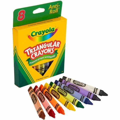 Crayola Triangular Crayons, Box Of 8