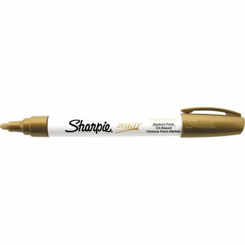 Sharpie Paint Marker, Bullet Point, Gold