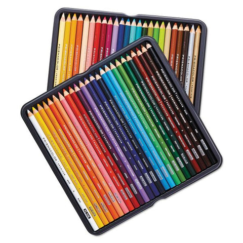 Prismacolor Premier Colored Pencil, 3 mm, 2B, Assorted Lead and Barrel Colors, 48/Set