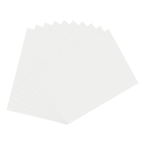 Construction Paper, 9" x 12", 100% Recycled, White, Pack Of 100 Sheets