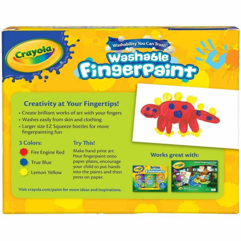 Crayola Washable Fingerpaint Bold Colors Set