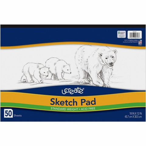 UCreate Medium Weight Sketch Pads