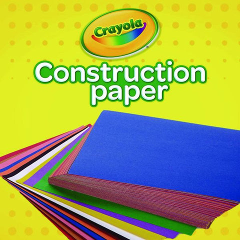 Crayola Construction Paper, 9 x 12, Assorted Colors, 240 Sheets/Pack