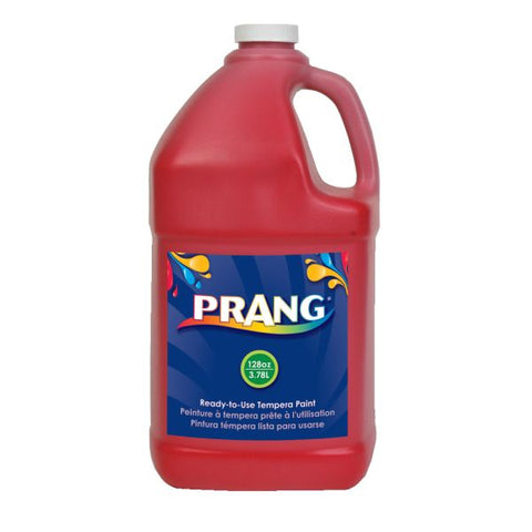 Prang Ready-To-Use Tempera Paint, 128 Oz., Red